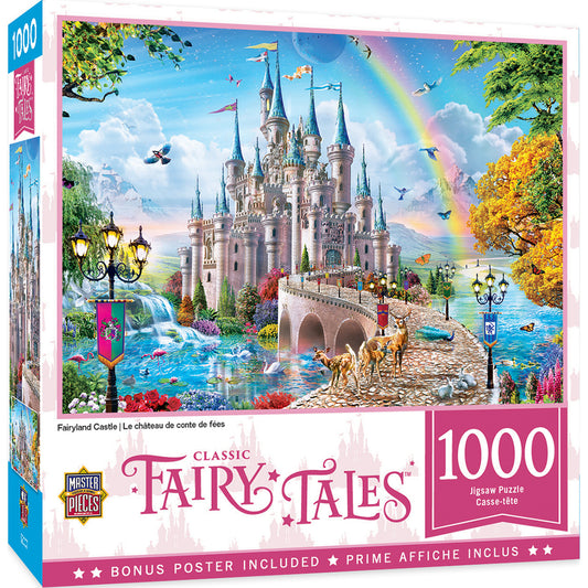 Classic Fairy Tales - Fairyland Castle 1000 Piece Puzzle by Masterpieces