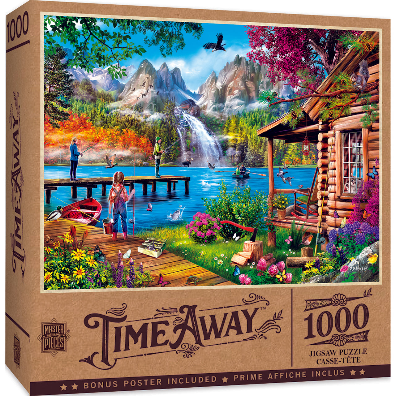 Time Away - Fishing with Pappy 1000 Piece Jigsaw Puzzle by Masterpieces