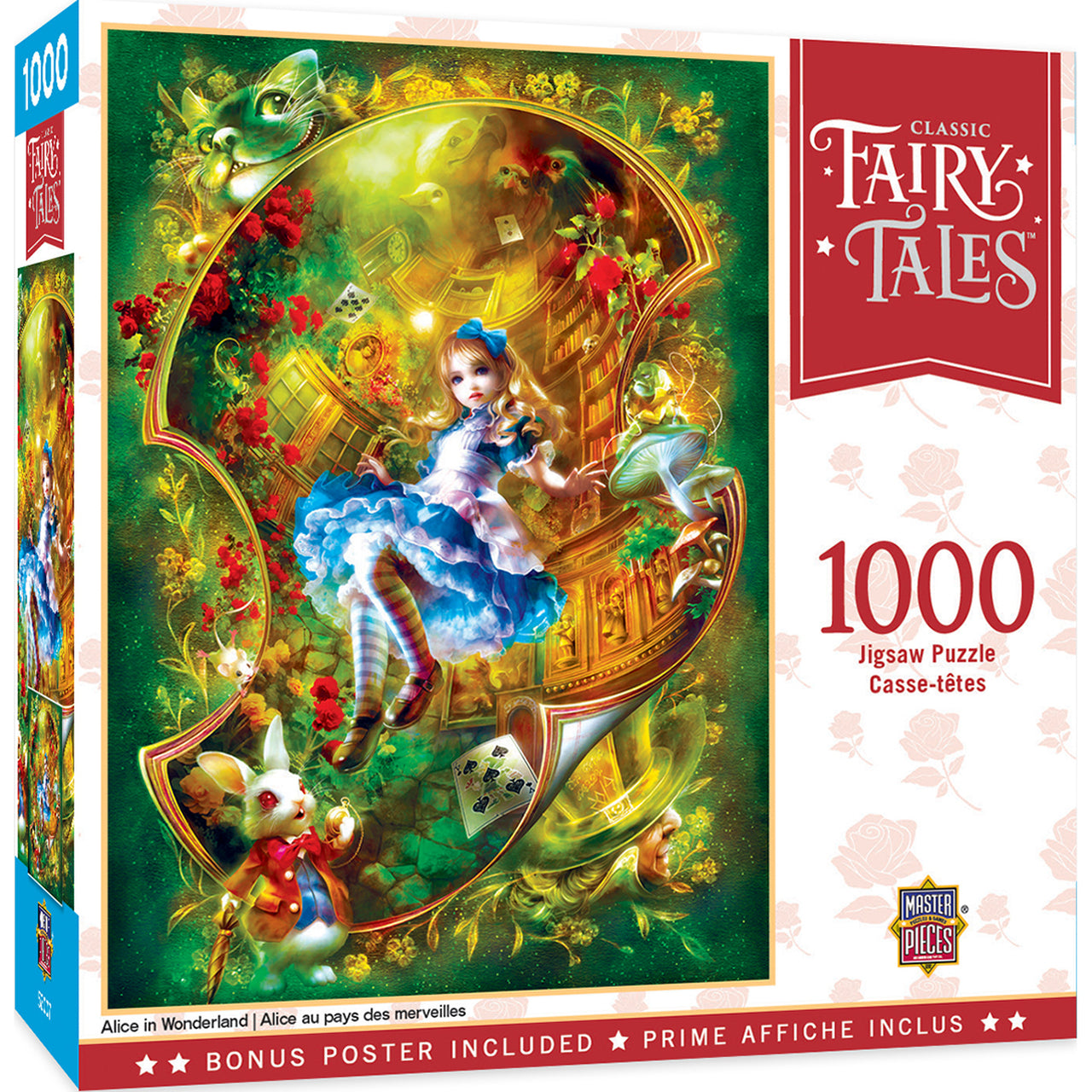 Classic Fairy Tales - Alice in Wonderland 1000 Piece Puzzle by Masterpieces