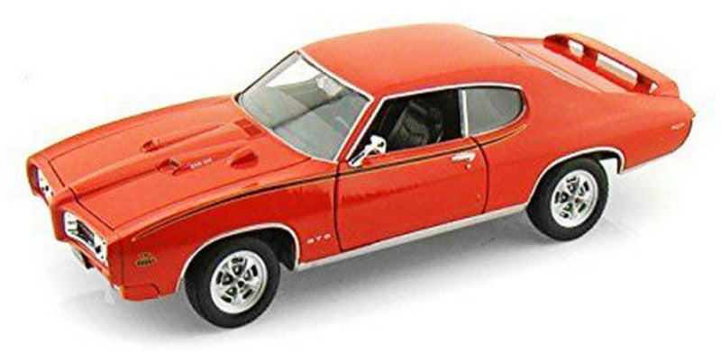 1969 Pontiac GTO Judge Orange 1/18 Diecast Model Car by Motormax