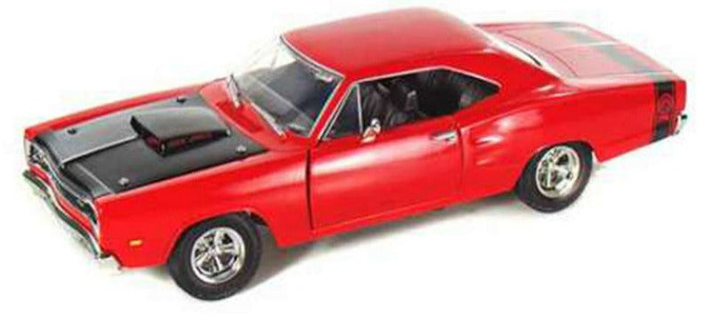 1969 Dodge Coronet Super Bee Red 1/24 Diecast Model Car by Motormax