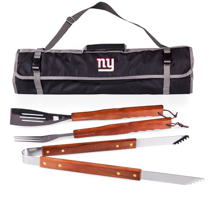 New York Giants 3 piece BBQ Tote & Grill Set by Picnic Time