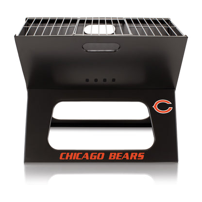 Chicago Bears - X-Grill Portable Charcoal BBQ Grill, (Black) by Picnic Time