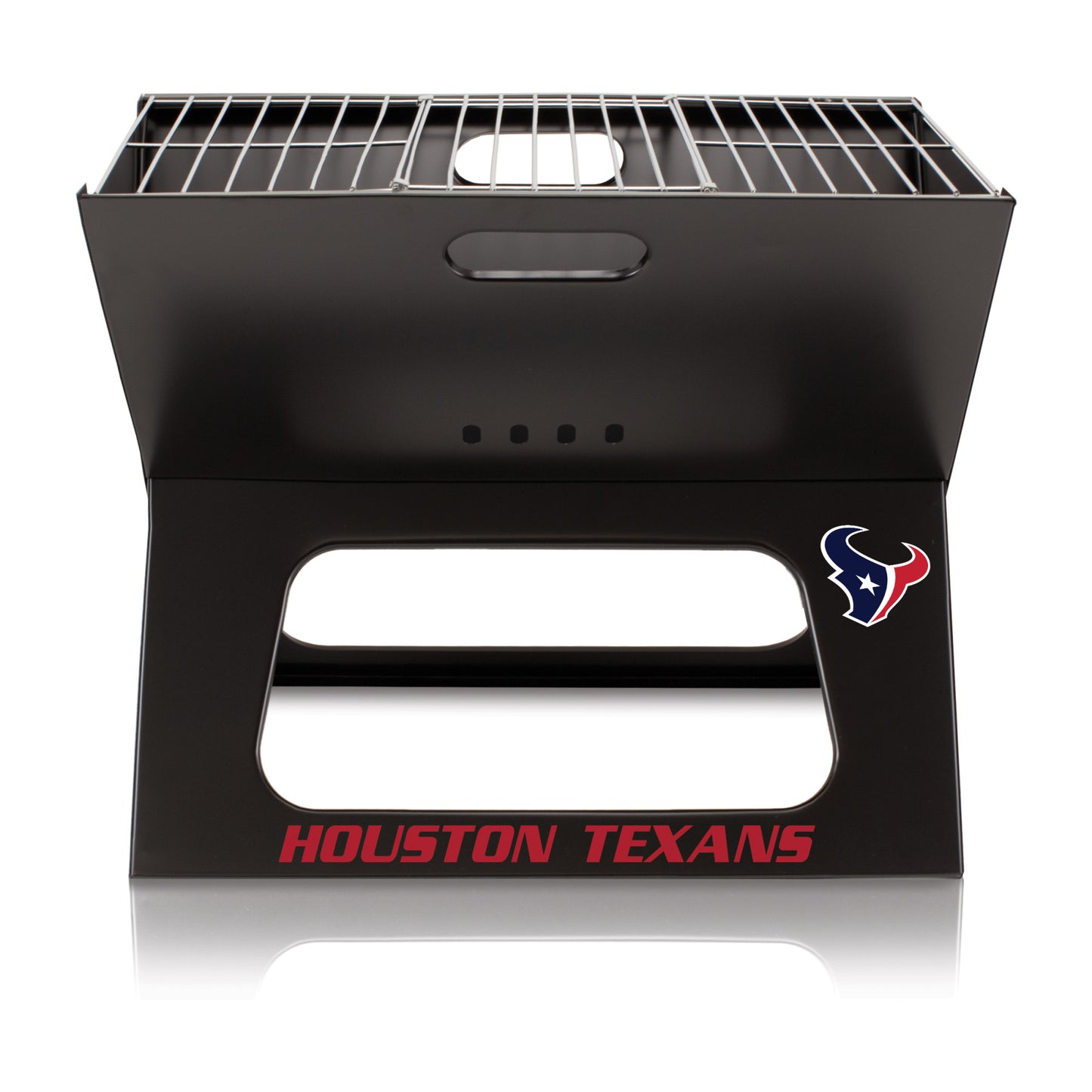 Houston Texans X-Grill Portable Charcoal BBQ Grill, (Black) by Picnic Time