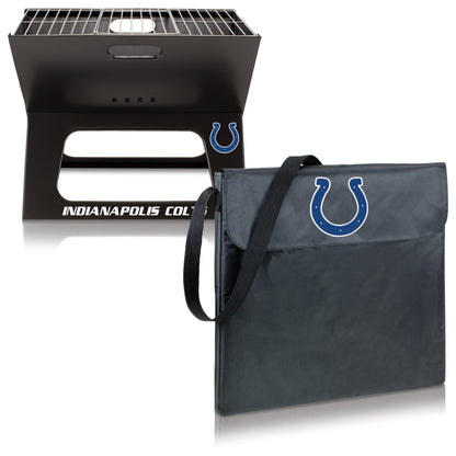 Indianapolis Colts - X-Grill Portable Charcoal BBQ Grill, (Black) by Picnic Time