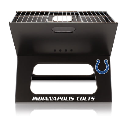 Indianapolis Colts - X-Grill Portable Charcoal BBQ Grill, (Black) by Picnic Time