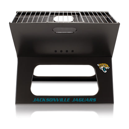 Jacksonville Jaguars - X-Grill Portable Charcoal BBQ Grill, (Black) by Picnic Time