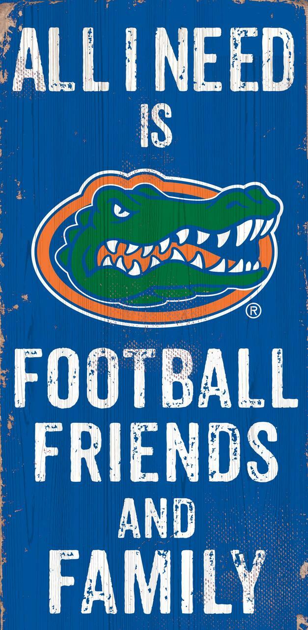 Florida Gators 6" x 12" Football Friends and Family Sign by Fan Creations