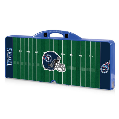 Tennessee Titans Portable Camping / Picnic / Tailgating Red Folding Table with Seats by Picnic Time