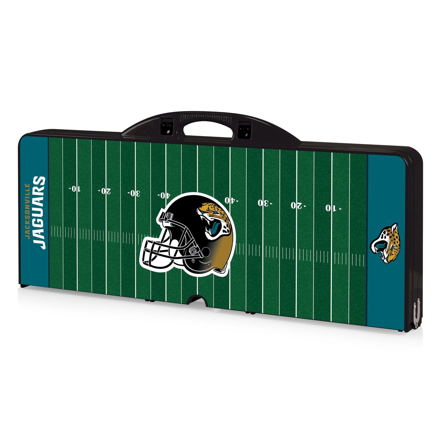 Jacksonville Jaguars Portable Camping / Picnic / Tailgating Folding Table with Seats by Picnic Time