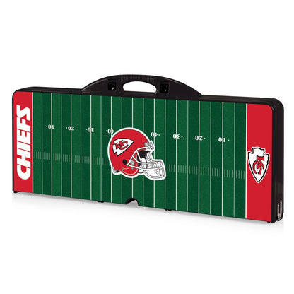 Kansas City Chiefs Portable Camping / Picnic / Tailgating Folding Table with Seats by Picnic Time