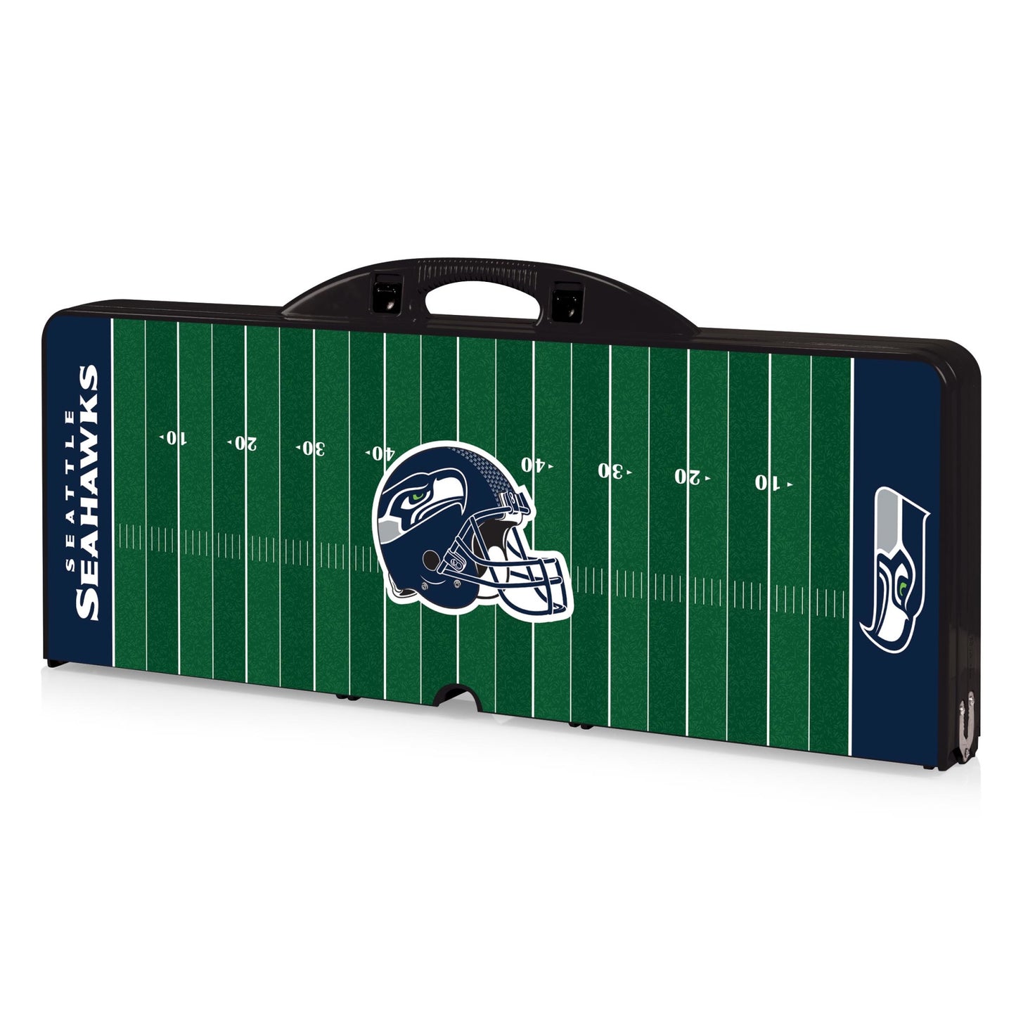 Seattle Seahawks Portable Camping / Picnic / Tailgating Folding Table with Seats by Picnic Time