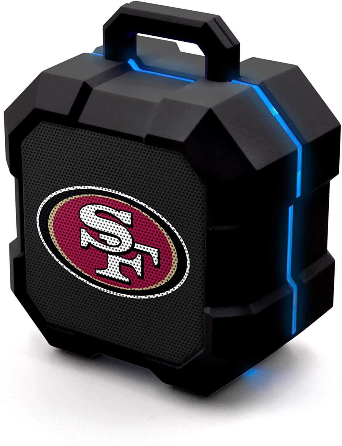 San Francisco 49ers Shockbox LED Wireless Bluetooth Speaker by Soar