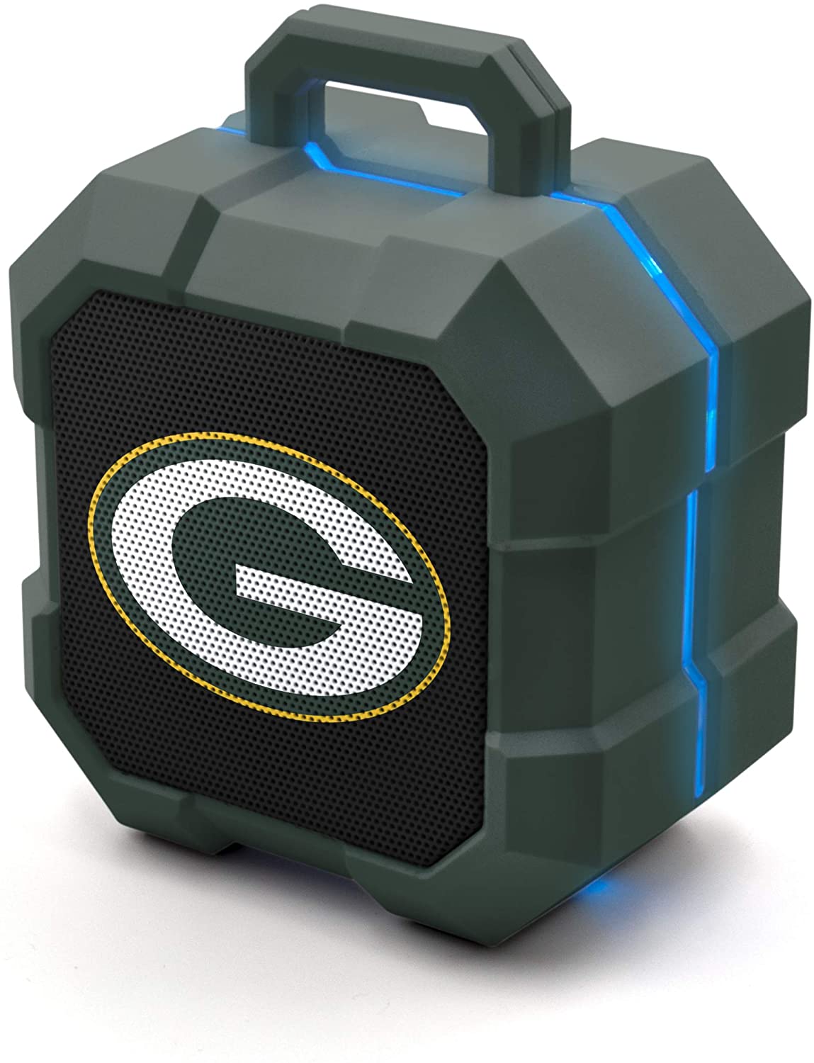 Green Bay Packers Shockbox LED Wireless Bluetooth Speaker by Soar