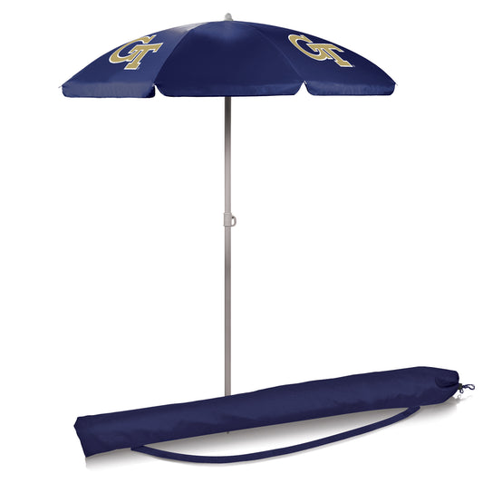 Georgia Tech Yellow Jackets 5.5' Portable Beach Umbrella by Picnic Time
