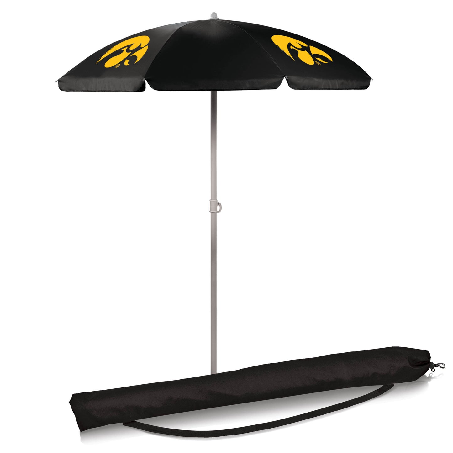 Iowa Hawkeyes 5.5' Portable Beach Umbrella by Picnic Time