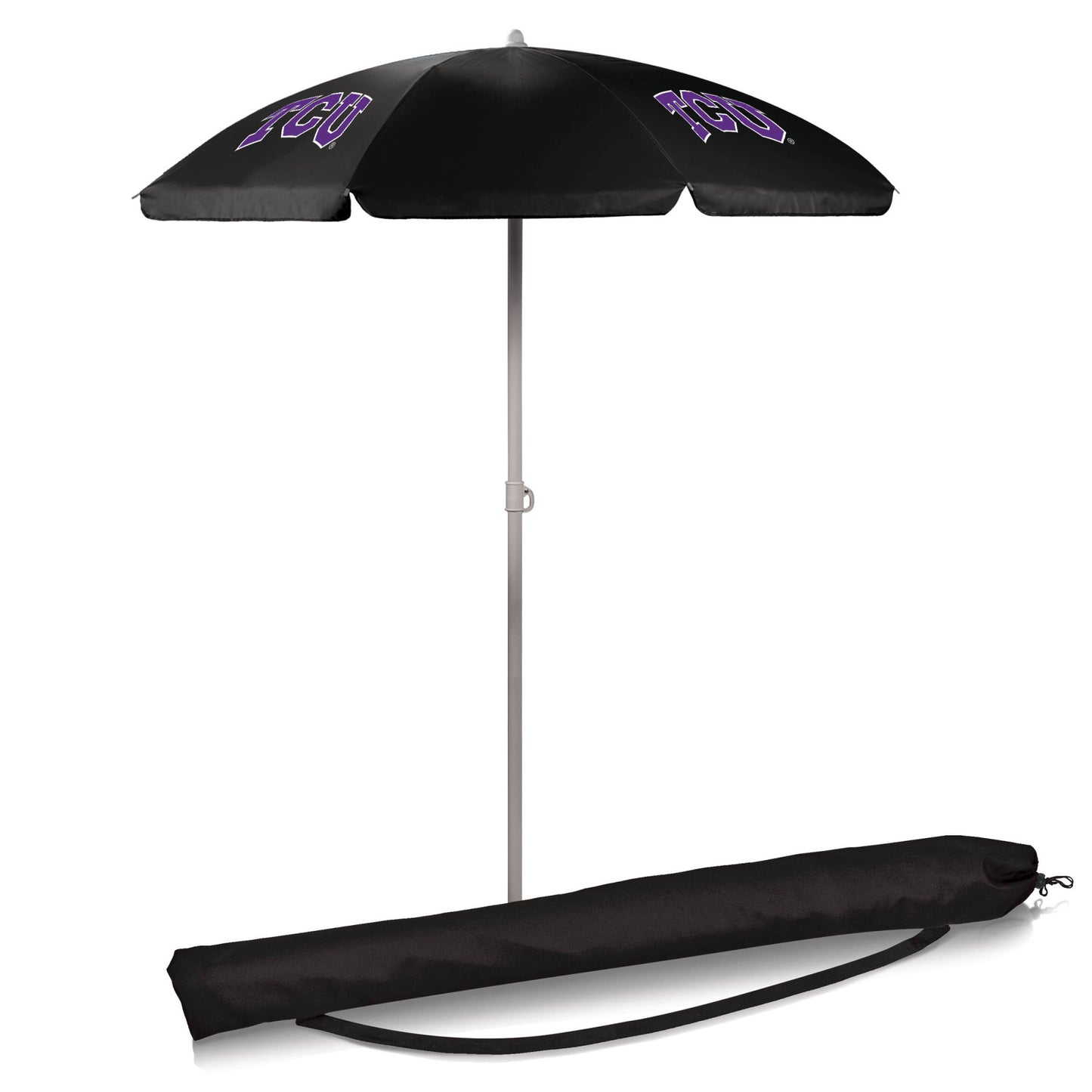 Texas Christian {TCU} Horned Frogs 5.5' Portable Beach Umbrella by Picnic Time