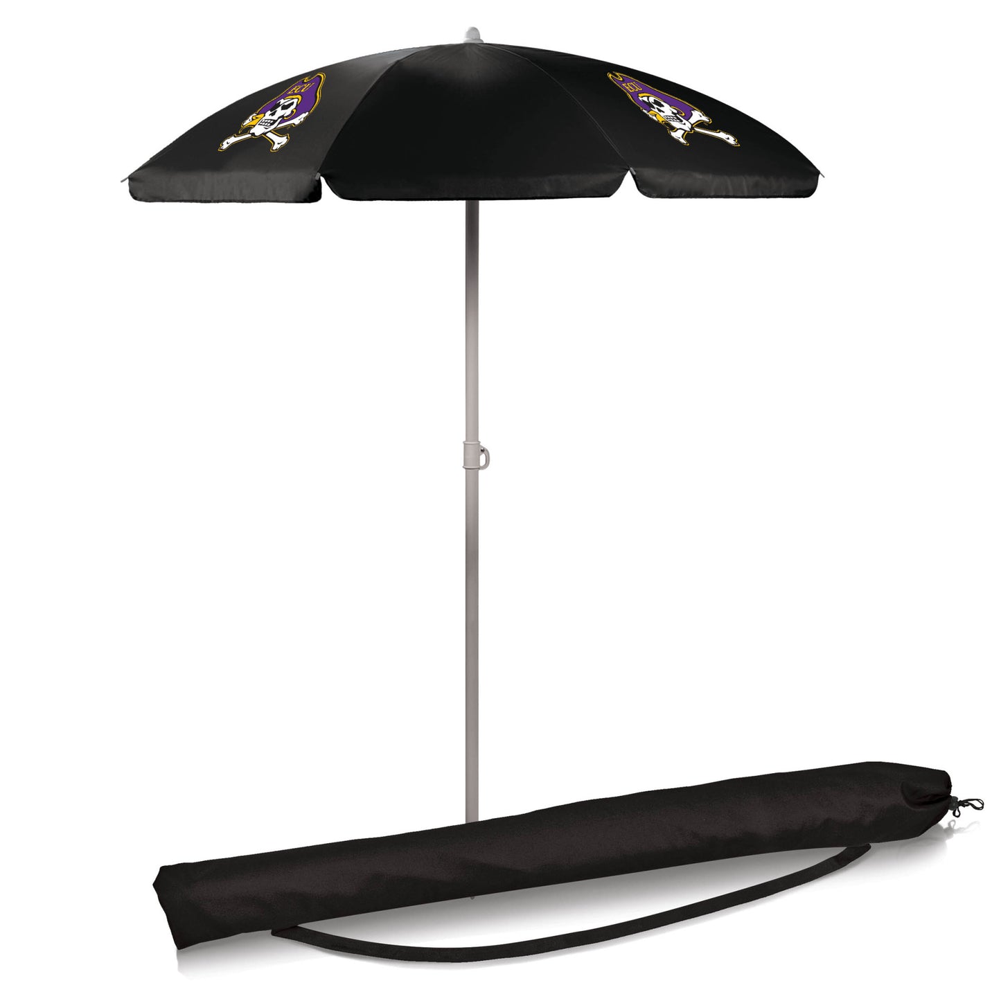 East Carolina Pirates 5.5' Portable Beach Umbrella by Picnic Time