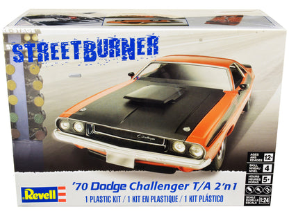 1970 Dodge Challenger T/A "Streetburner" 2-in-1 Kit 1/24 Scale Model Kit - Skill Level 4 by Revell