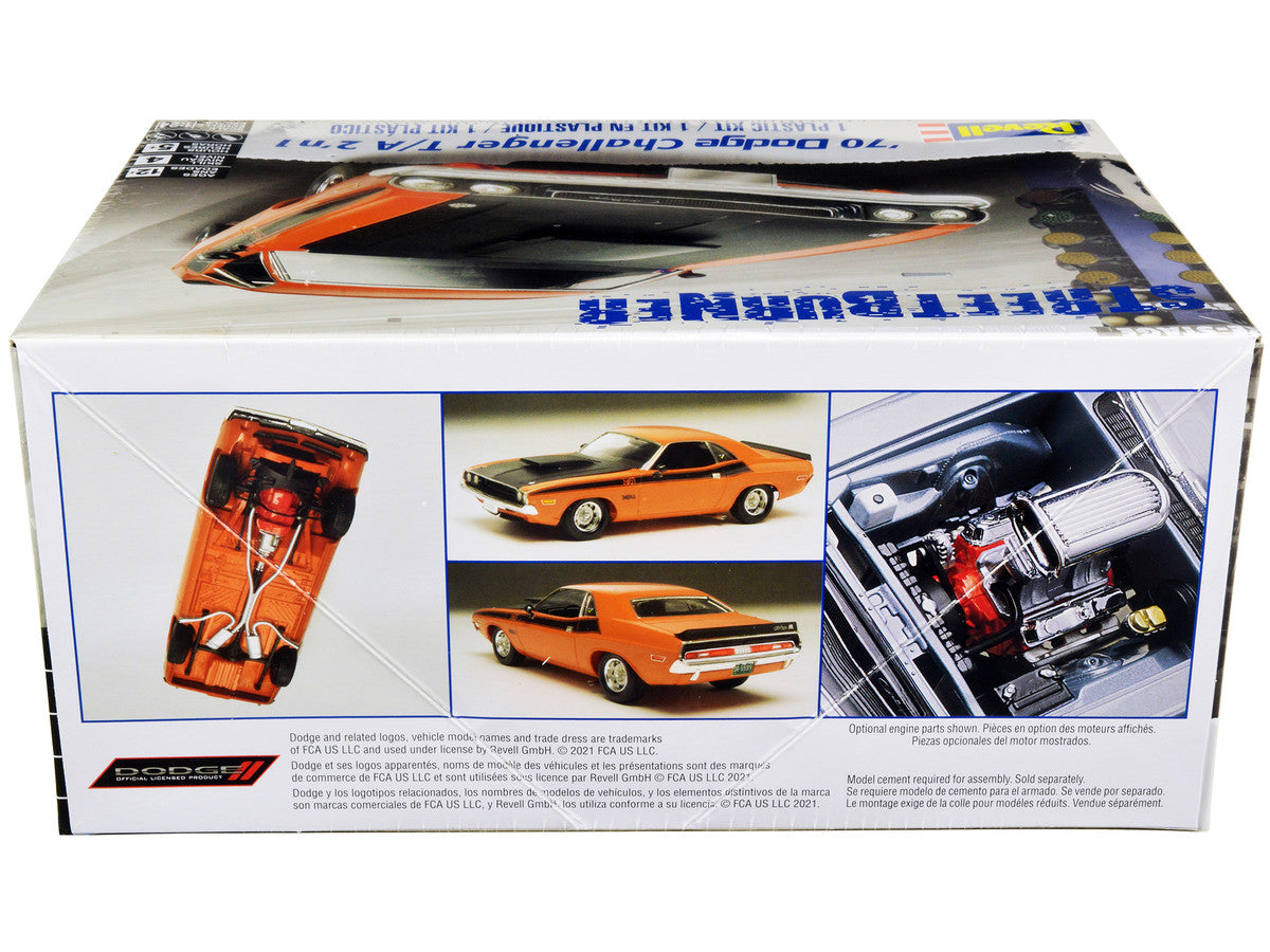 1970 Dodge Challenger T/A "Streetburner" 2-in-1 Kit 1/24 Scale Model Kit - Skill Level 4 by Revell