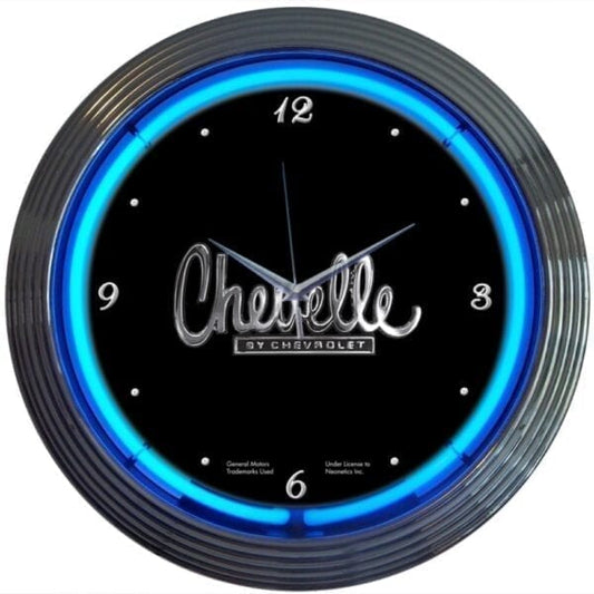 Chevrolet Chevelle 15" Neon Clock by Neonetics