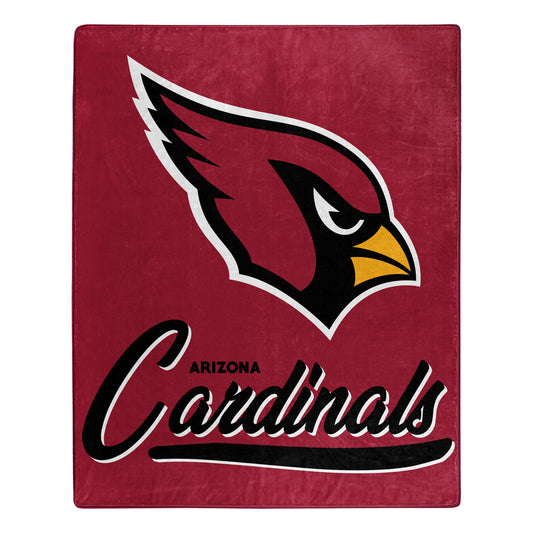 Arizona Cardinals 50" x 60" Signature Design Raschel Blanket by Northwest