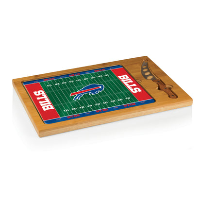 Buffalo Bills - Icon Glass Top Cutting Board & Knife Set by Picnic Time