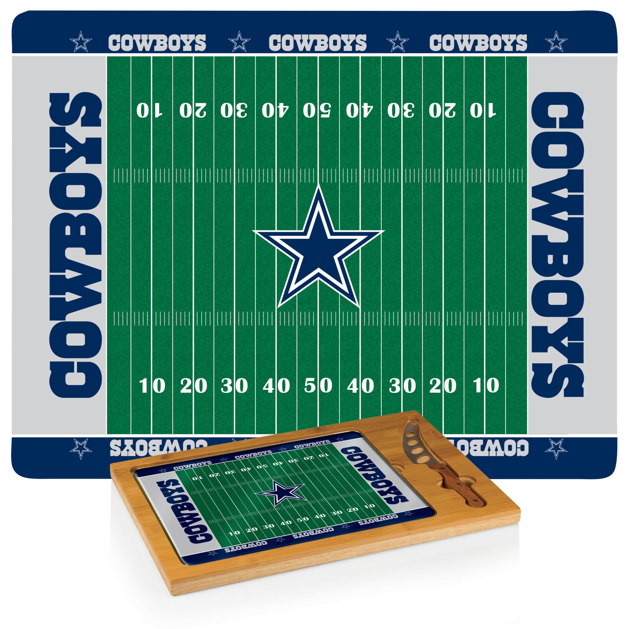 Dallas Cowboys Glass Top Cutting Board – PICNIC TIME FAMILY OF BRANDS
