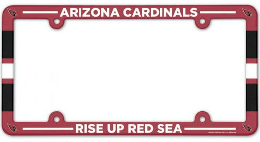 Arizona Cardinals Full Color Plastic License Plate Frame by Wincraft