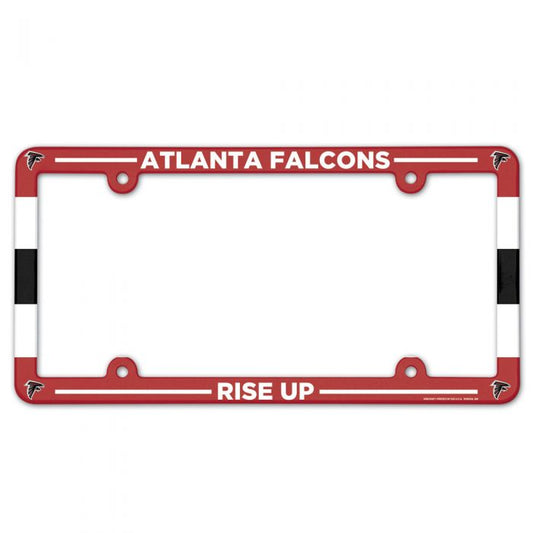 Atlanta Falcons Full Color Plastic License Plate Frame by Wincraft