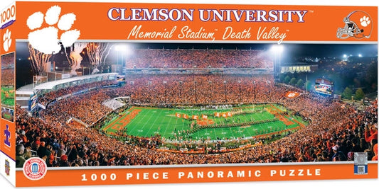 Clemson Tigers Memorial Stadium 1000 Piece Panoramic Puzzle - Center View by Masterpieces
