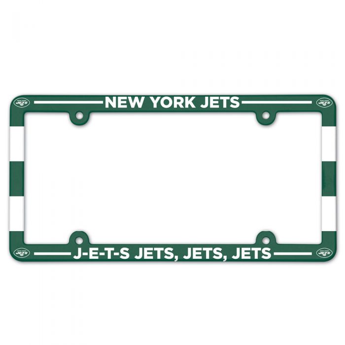 New York Jets Full Color  Plastic License Plate Frame by Wincraft