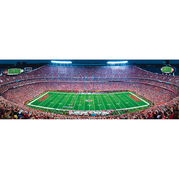 Kansas City Chiefs Arrowhead Stadium 1000 Piece Panoramic Puzzle - Center View by Masterpieces