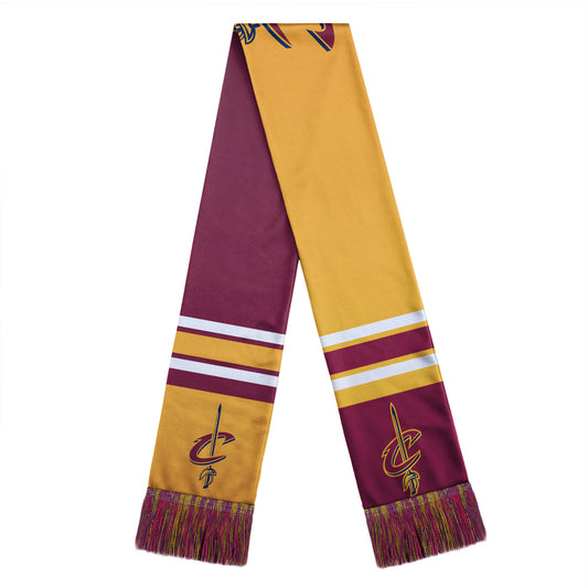 Cleveland Cavaliers Colorblock Big Logo Winter Scarf by Forever Collectibles