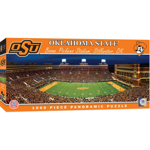 Oklahoma State Cowboys Boone Pickens Stadium 1000 Piece Panoramic Puzzle - Center View by Masterpieces