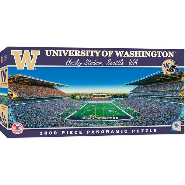 Washington Huskies Husky Stadium 1000 Piece Panoramic Puzzle - End View by Masterpieces