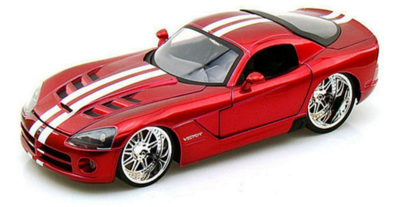 2008 Dodge Viper SRT10 Metallic Red 1/24 Diecast Model Car by Jada