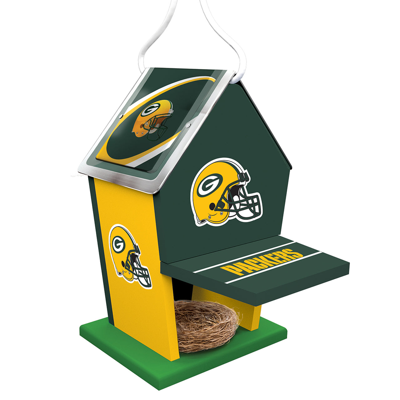 Green Bay Packers Wooden Birdhouse by MasterPieces – Eicholtz Sports