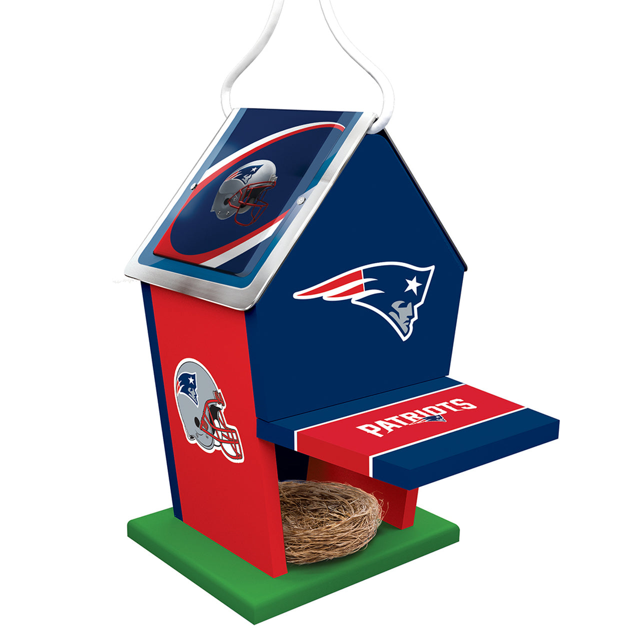 New England Patriots Wooden Birdhouse by MasterPieces