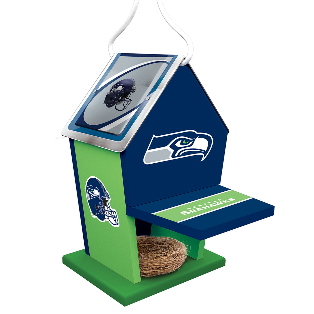 Seattle Seahawks Wooden Birdhouse by MasterPieces