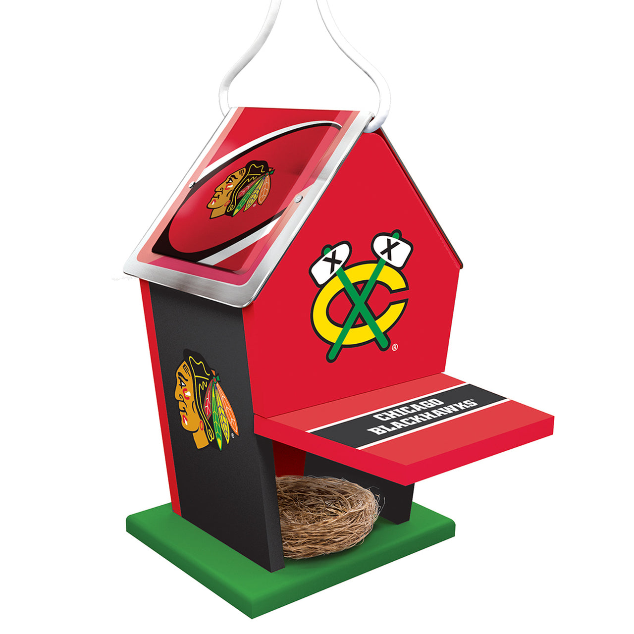 Chicago Blackhawks Wooden Birdhouse by MasterPieces