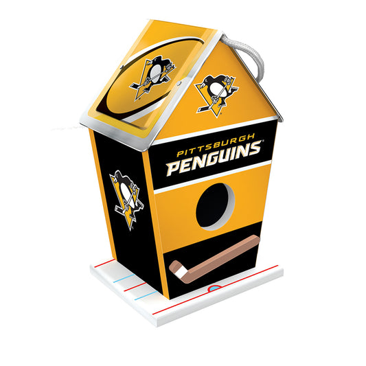 Pittsburgh Penguins Wooden Birdhouse by MasterPieces