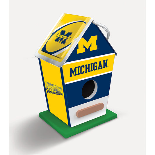 Michigan Wolverines Wooden Birdhouse by MasterPieces