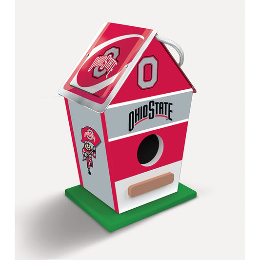 Ohio State Buckeyes Wooden Birdhouse by MasterPieces