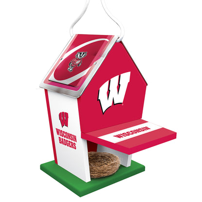 Wisconsin Badgers Wooden Birdhouse by MasterPieces