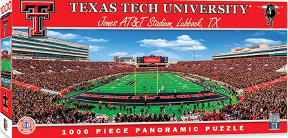 "Jones AT&T Stadium 1000-Piece Puzzle. Brand new, measures 13x39 inches. Made by Masterpieces."