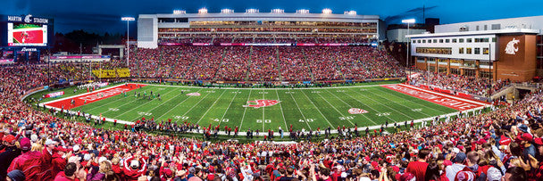 Washington State Cougars Martin Stadium 1000 Piece Panoramic Puzzle - Center View by Masterpieces