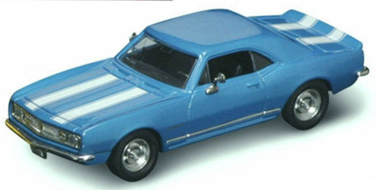1967 Chevrolet Camaro Z-28 Blue 1/43 Diecast Model Car by Road Signature
