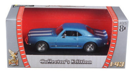 1967 Chevrolet Camaro Z-28 Blue 1/43 Diecast Model Car by Road Signature