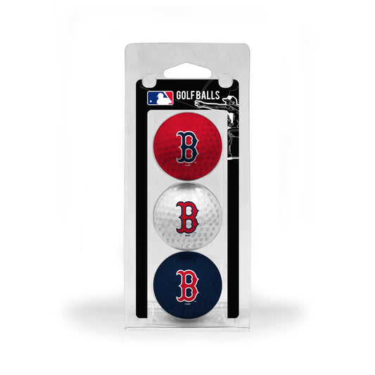 Boston Red Sox Golf Balls 3 Pack by Team Golf